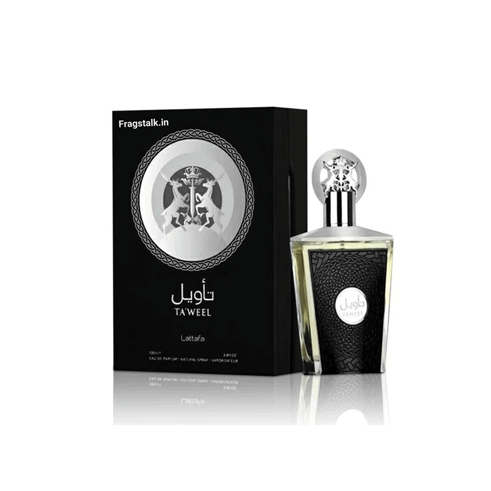 Lattafa Taweel 100ml EDP bottle – FragsTalk