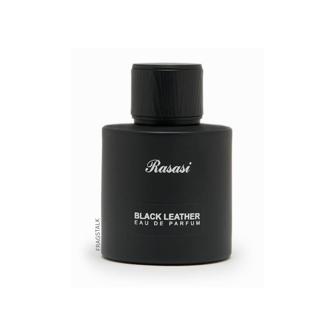 Rasasi Black Leather 100ml EDP bottle – FragsTalk