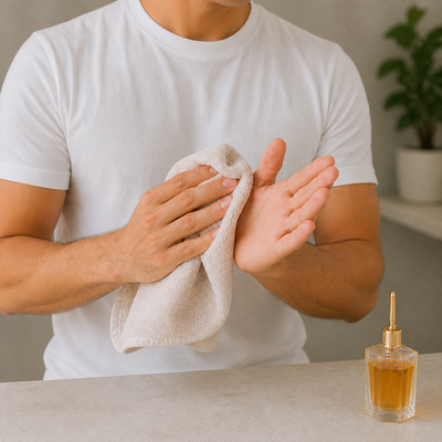 Start with Clean, Dry Skin
