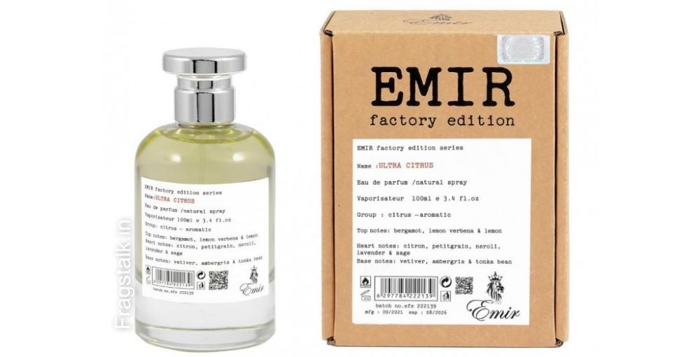 Emir Ultra Citrus Perfume Paris Corner